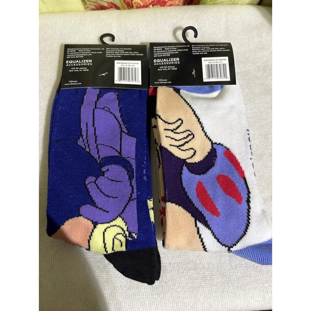 Disney Crew‎ Socks Miss Piggy Snow White Size 9-13 Character Socks